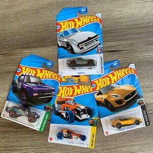 Hot Wheels 2024 Family Dollar Tree Car Exclusive Diecast Set 4 HotWheels New